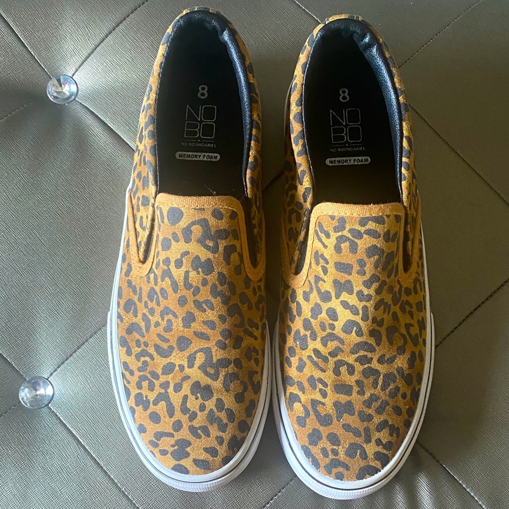 NOBO Animal Print Slip-On Sneakers